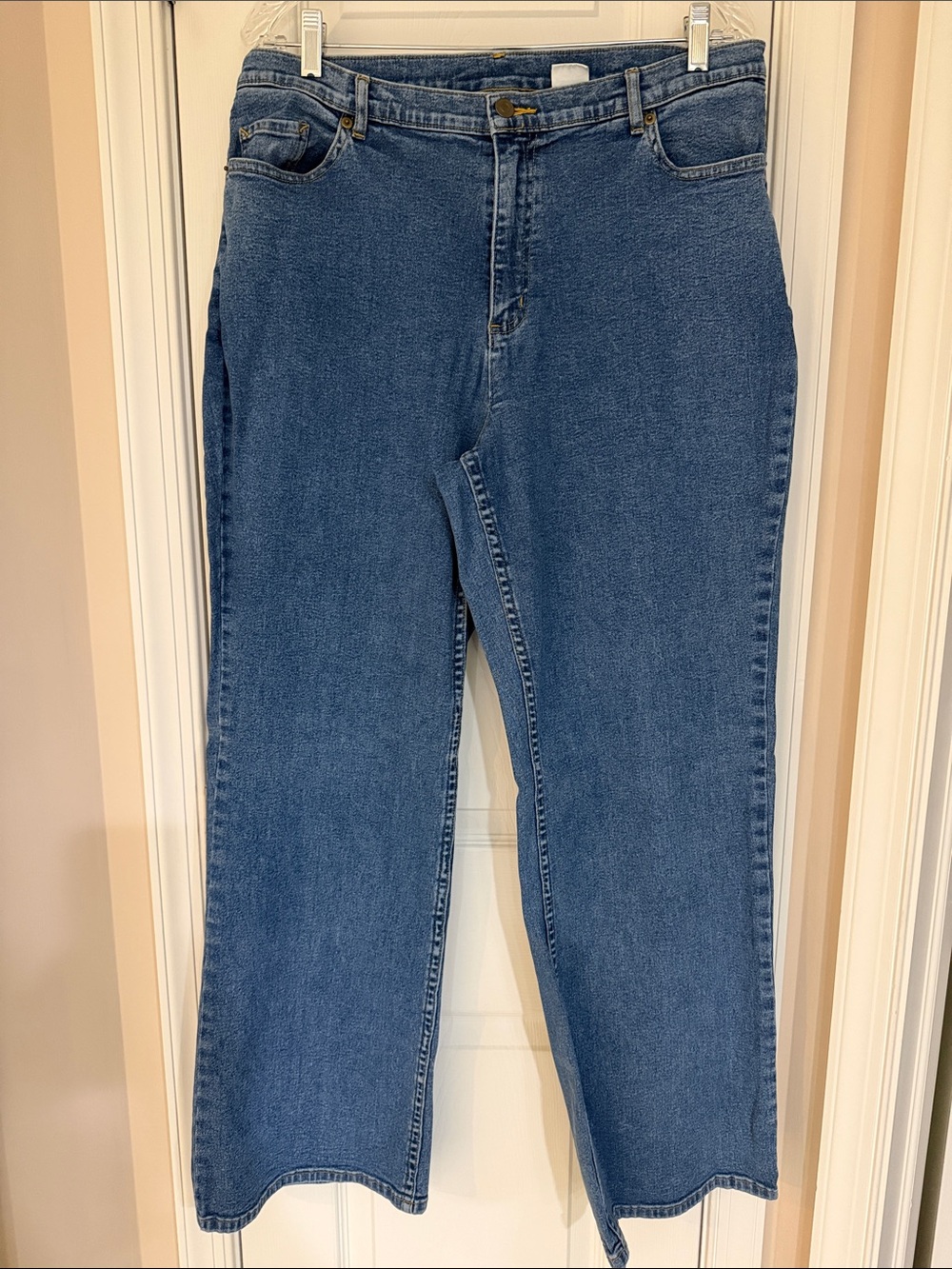 Talbots Classic High-Rise Blue Women's Jeans, Size 14W